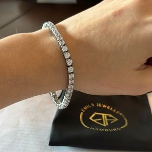 Emil’s Jewellry - tennis bracelet 4mm. Length 17.5-18cm